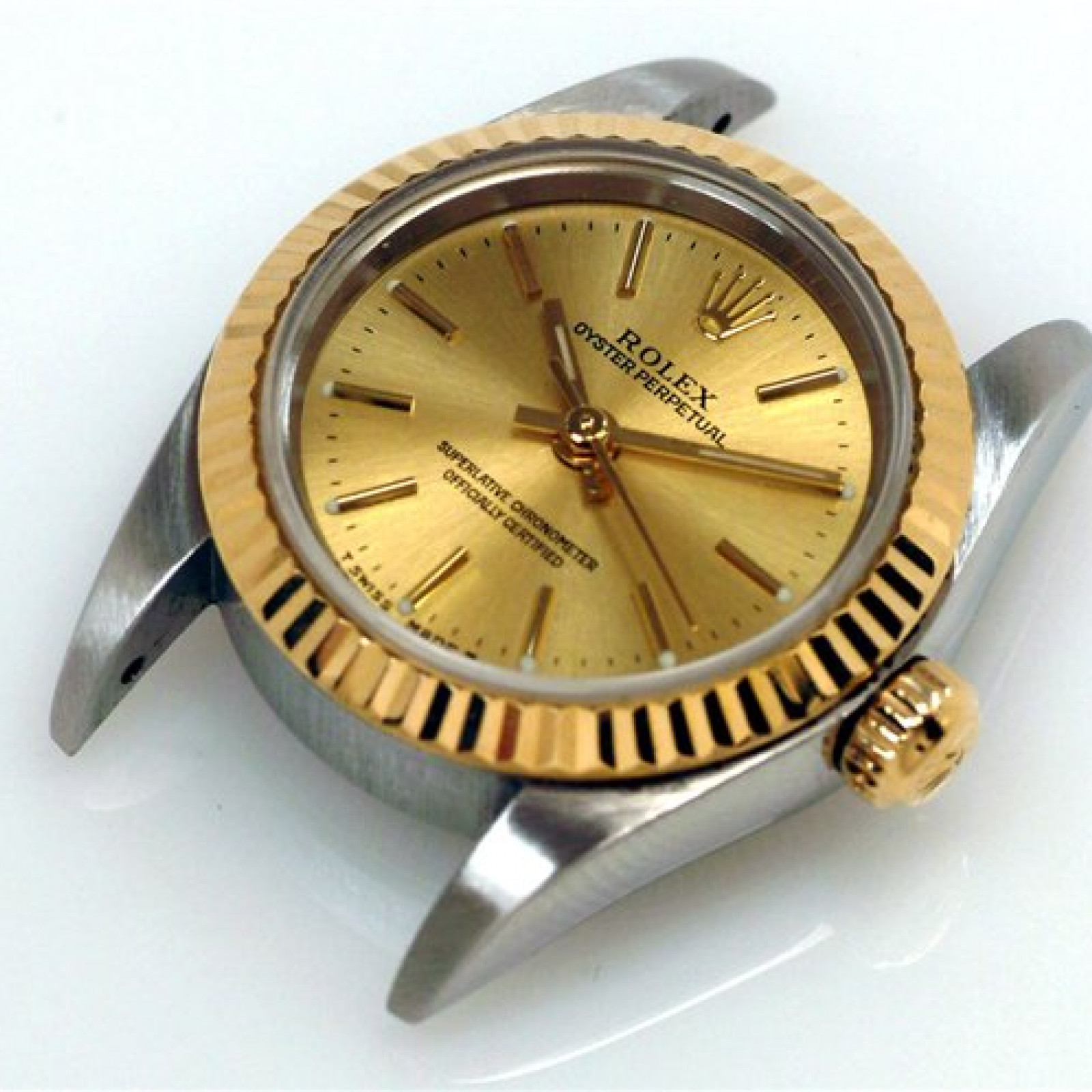 Rolex Oyster Perpetual 76193 Gold & Steel